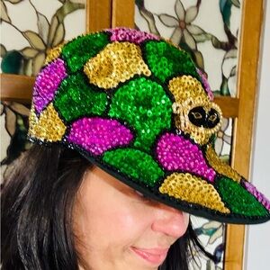 Sequin Multicolor Cap